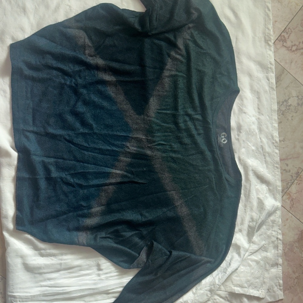 Go Couture Green Crewneck Sweater